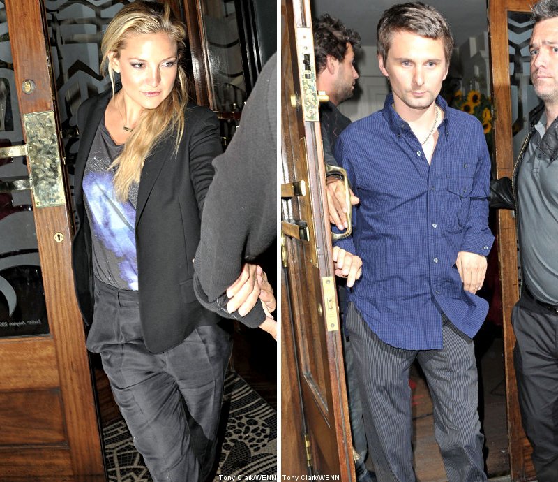 Kate Hudson and Muse's Matthew Bellamy Share Late Night Out