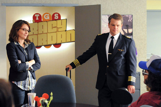 '30 Rock' Clips Reveal Matt Damon's Return as Pilot Carol
