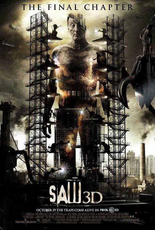 New Motion Poster for 'Saw 3D' Assembles Jigsaw