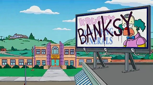 'The Simpsons' Controversial Opening Credit by Banksy Pulled Down