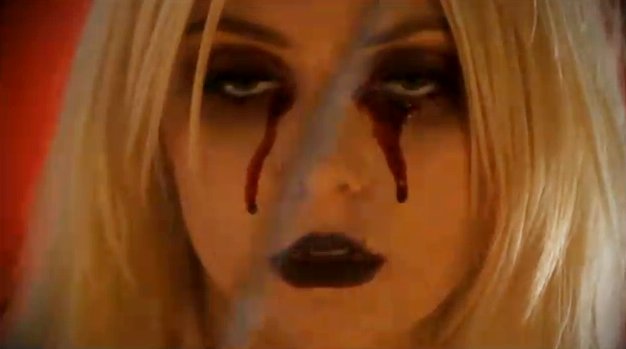 Taylor Momsen Crying Blood in Pretty Reckless' 'Just Tonight' Video
