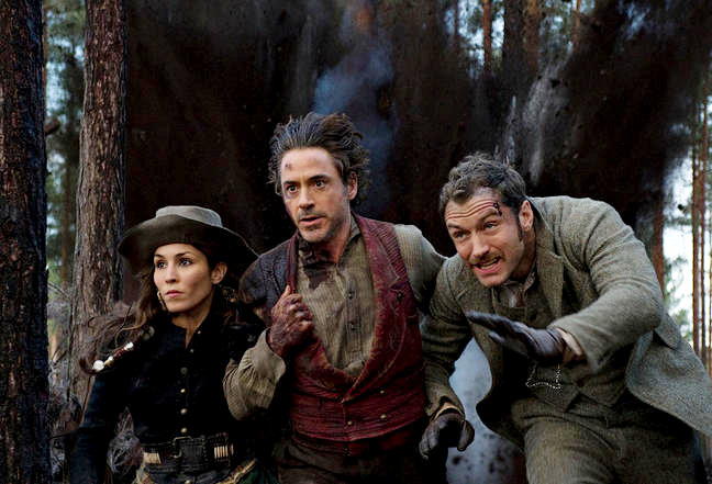 First Official Photo of 'Sherlock Holmes 2' Has Main Cast in Action