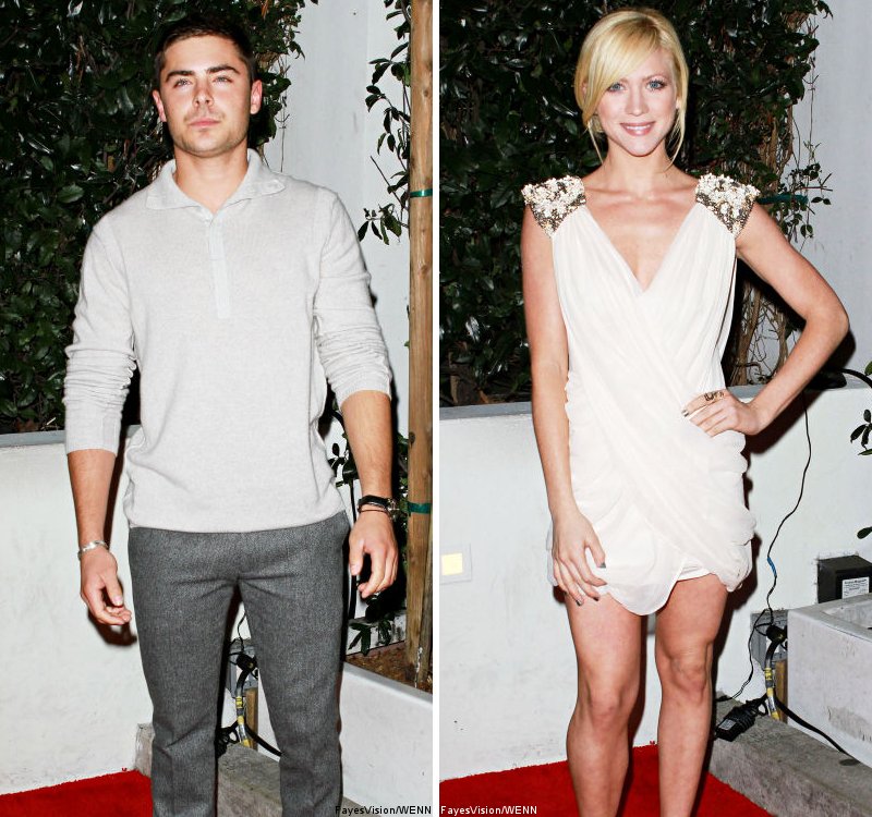 Zac Efron and Brittany Snow Hit Audi Golden Globe Party