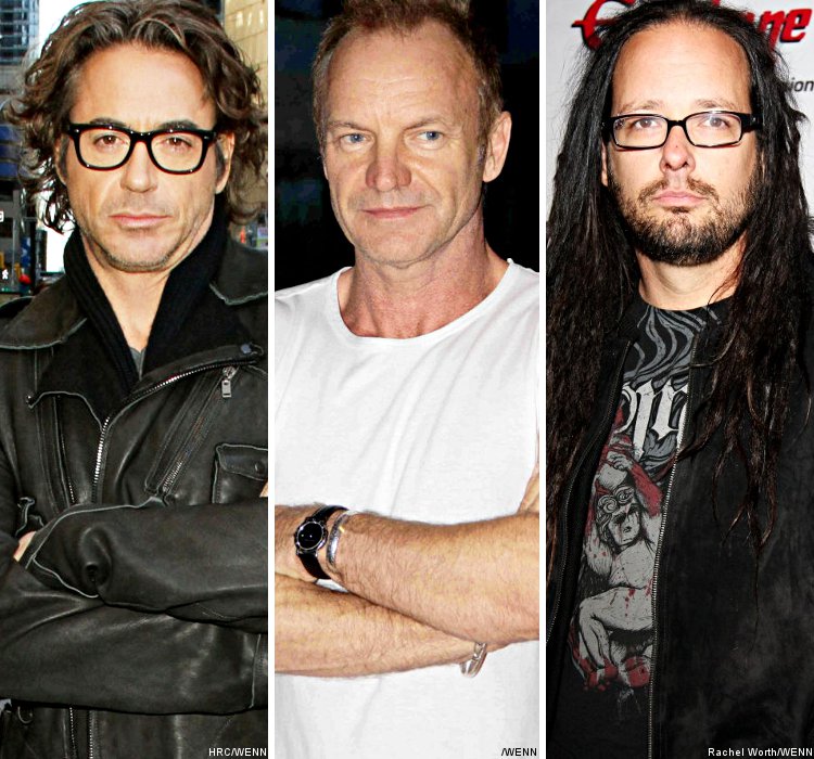 Robert Downey Jr., Sting and Korn Work Together for Charity Album