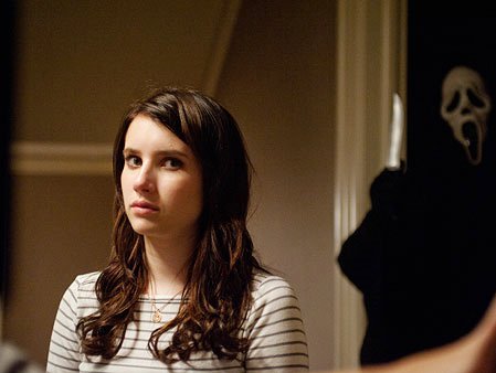 Ghostface Is Behind Emma Roberts in New 'Scream 4' Image