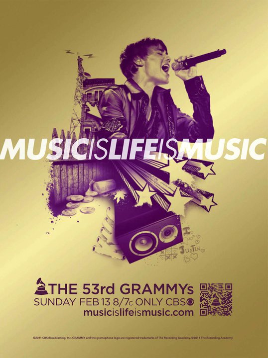 Justin Bieber Singing 'Fast Car' on Grammy Promo