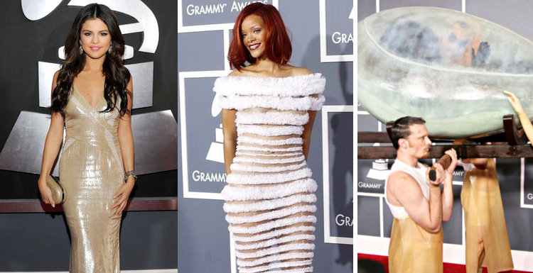 2011 Grammys: Selena Gomez, Rihanna, Lady GaGa and More on Red Carpet
