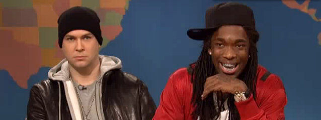 Video: Eminem and Lil Wayne Spoofed on 'SNL'