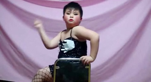 Young Boy Does Christina Aguilera's 'Burlesque'