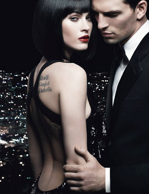 Pics: Megan Fox With Naked Hunk in New Armani Code Campaign