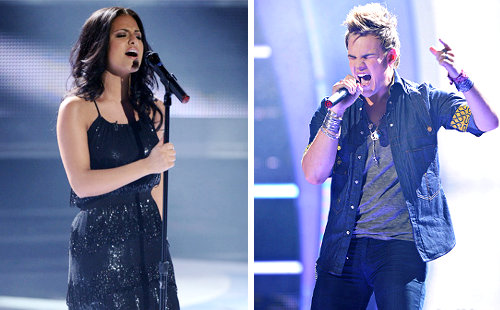 'American Idol' Top 13 Standouts: Pia Toscano and James Durbin