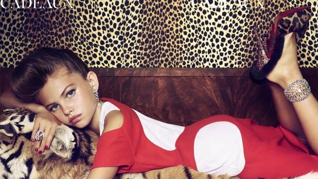 10-Year-Old French Model Caused a Stir After Mature Vogue Shoots
