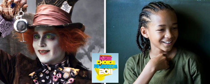 2011 Kids' Choice Awards Winners in Movie: Johnny Depp and 'The Karate Kid'