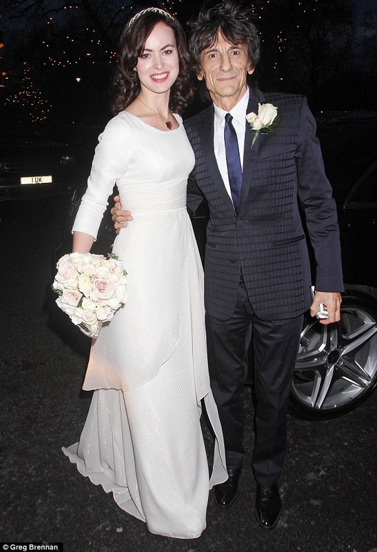Rolling Stones' Ronnie Wood Marries Sally Humphreys