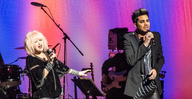 Adam Lambert Duets With Cyndi Lauper for 'Mad World'