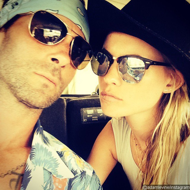 Adam Levine Debuts Post-Wedding Photo With Behati Prinsloo