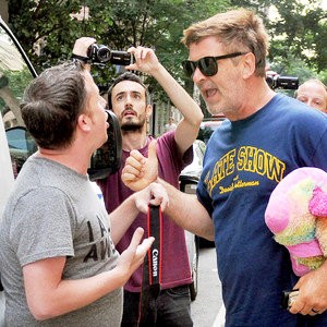 Video: Alec Baldwin Confronts Photographer Outside His Apartment