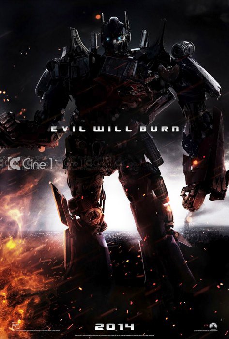 Alleged First Poster of 'Transformers 4' Sees Optimus Prime on Fire