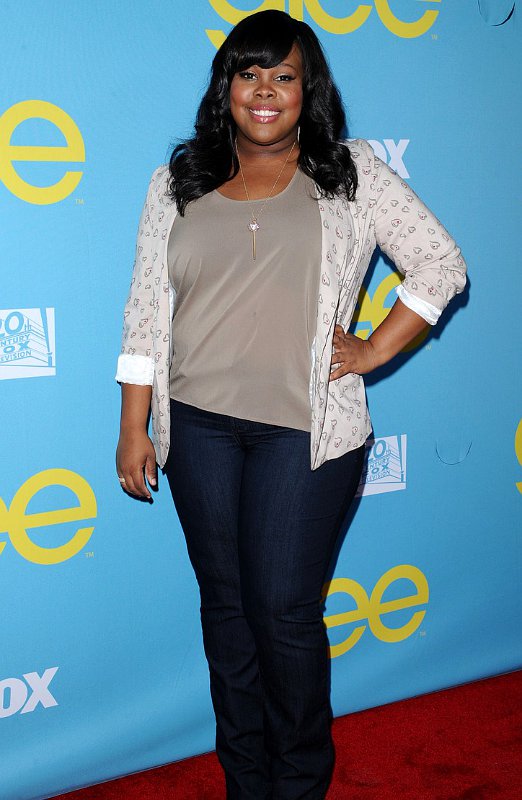 Amber Riley Thanks Photographers for Not Taking Picture of Her Red Carpet Collapse