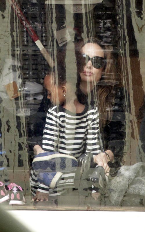 Angelina Jolie Takes Her Kids for Ice Skating Session in Budapest