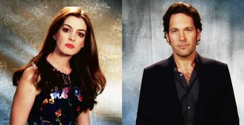 Video: Anne Hathaway and Paul Rudd Secretly Audition for 'Jersey Shore'