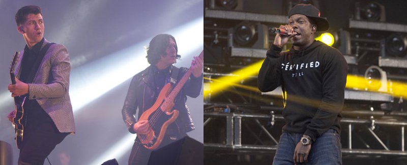 Arctic Monkeys and Dizzee Rascal Rock Day 1 of 2013 Glastonbury Festival