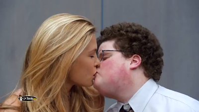 Bar Refaeli's Lip-Locking Scene With a Nerd in Go Daddy's Super Bowl Ad Gets Censored