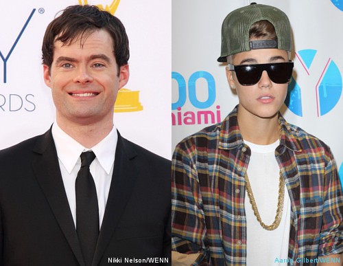 Bill Hader Disses Justin Bieber, Praises Classy Justin Timberlake
