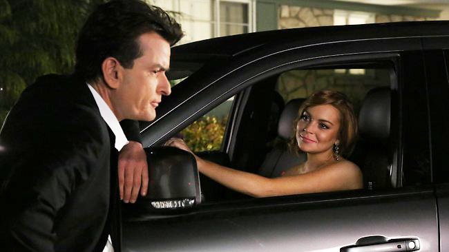 Charlie Sheen: Lindsay Lohan Had 'Anger Management' Set Held Hostage Due to Her Tardiness