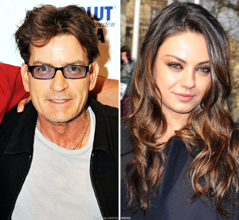 Charlie Sheen Shares Plans to Make Mila Kunis His Third Goddess