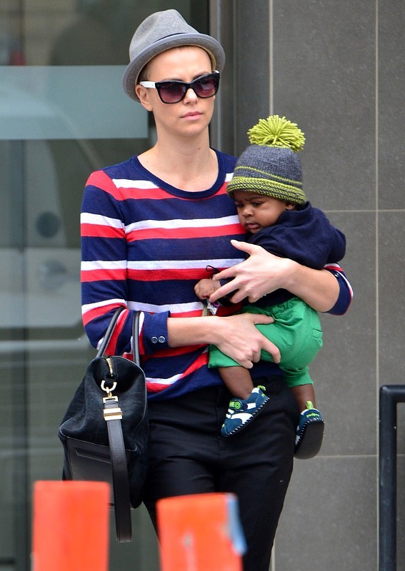 Charlize Theron Sports Newly Shaved Head for 'Mad Max: Fury Road' Role