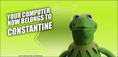 Constantine Hijacks 'Muppets Most Wanted' Super Bowl Ad