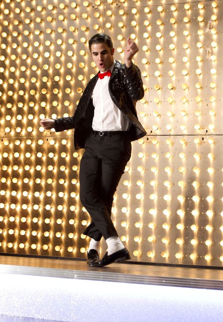 Video: Darren Criss Performs With Drink in His Hand