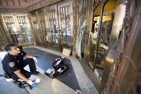 Video: 'David Letterman Show' Studio Repaired After Being Vandalized
