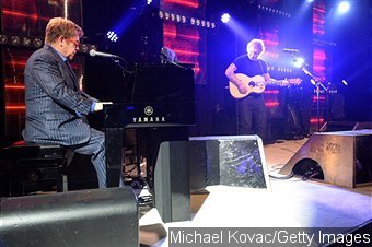 Video: Ed Sheeran Joins Elton John to Perform 'Candle in the Wind' at Oscars Party