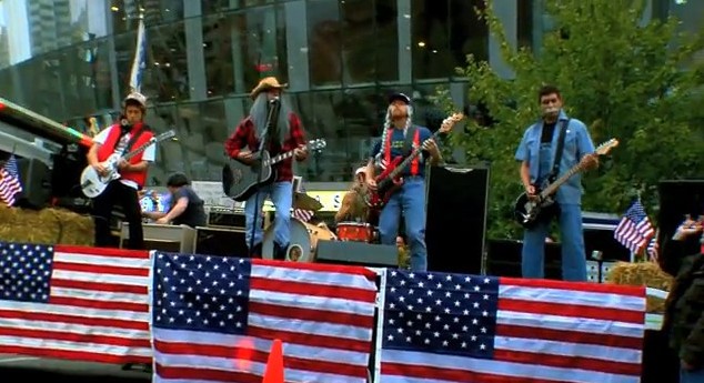 Video: Foo Fighters Perform Right Across Their Concert Protesters