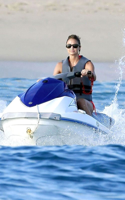 George Clooney's Girlfriend Celebrates Thanksgiving on the Beach