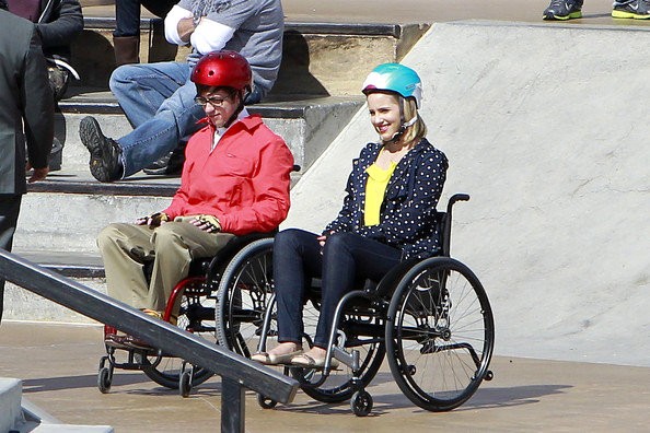 New 'Glee' Set Photo Offers Hint to Quinn's Fate After the Shocking Cliffhanger
