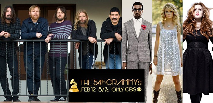 Grammys 2012: Foo Fighters, Kanye West, Taylor Swift and Adele Win Early