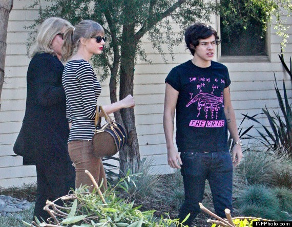 Harry Styles Pictured Hanging Out With Taylor Swift's Mother