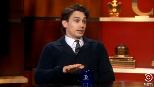 James Franco Offers to Work for 'The Colbert Report'