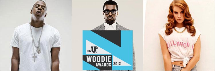 Jay-Z, Kanye West and Lana Del Rey Among Nominees for 2012 mtvU Woodie Awards