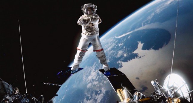 Jean-Claude Van Damme Did His Most Epic Split Yet in Space
