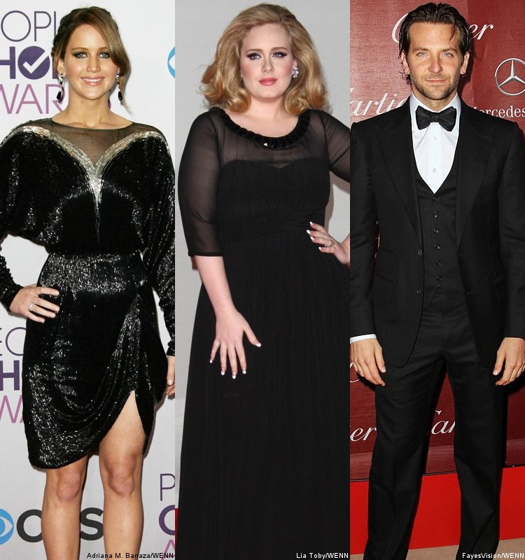 Jennifer Lawrence, Adele, Bradley Cooper and More React to Their Oscar Noms