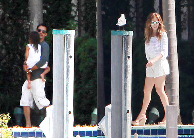 Pictures: Jennifer Lopez and Marc Anthony Reunite on His 43rd Birthday