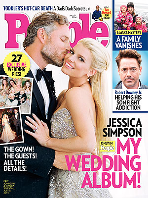 Jessica Simpson and Eric Johnson's Wedding Portrait Arrives