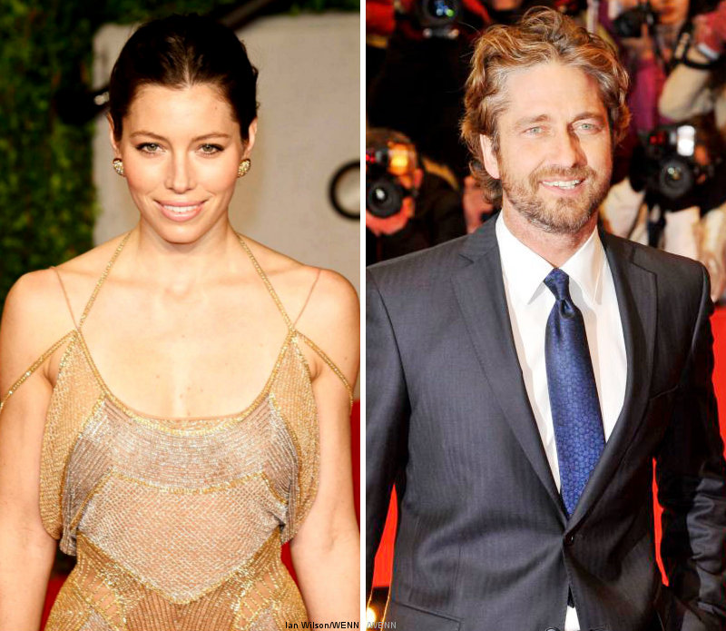 Jessica Biel and Gerard Butler Treat Film Crew With Cupcakes
