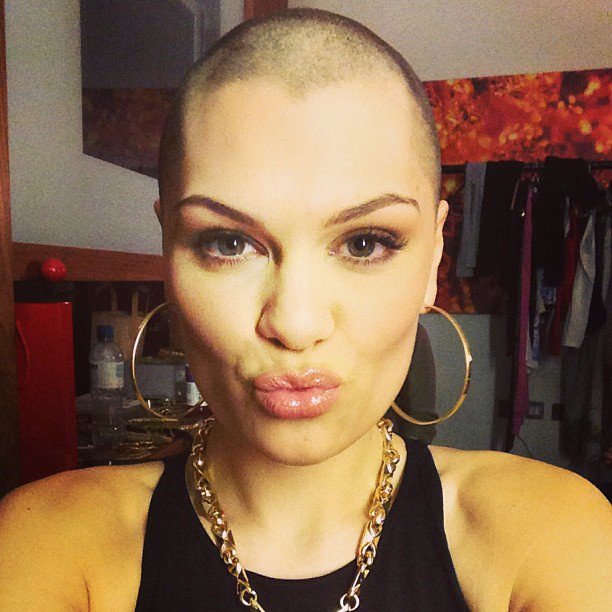 Jessie J Shaves Off Head for Red Nose Day