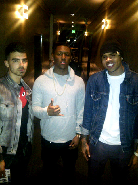 Joe Jonas Records a 'Smash' Track With Chris Brown