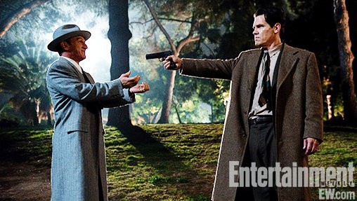 Josh Brolin Aims Gun at Sean Penn in First Official Look at 'Gangster Squad'